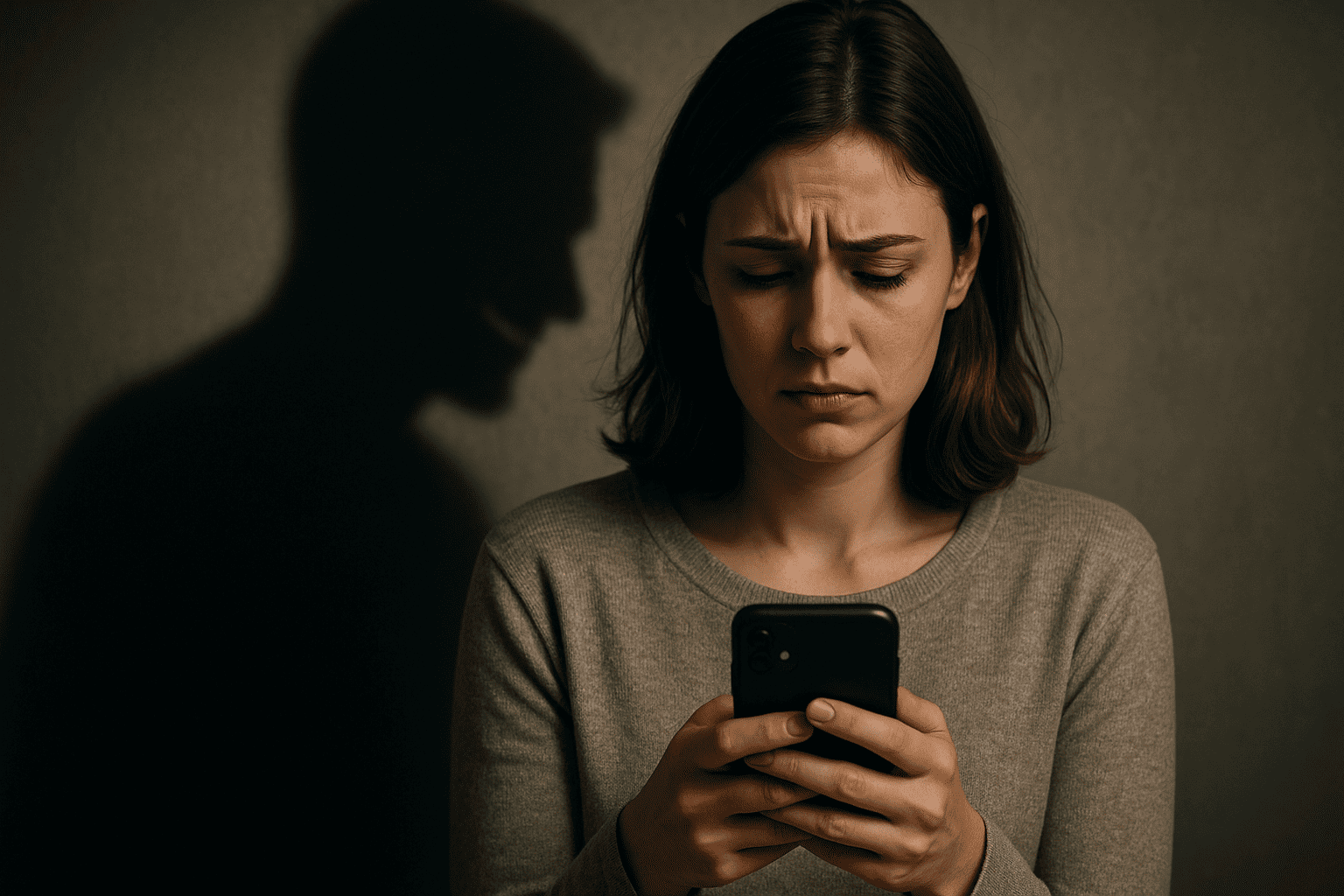 A scammer manipulating emotions through phone messages