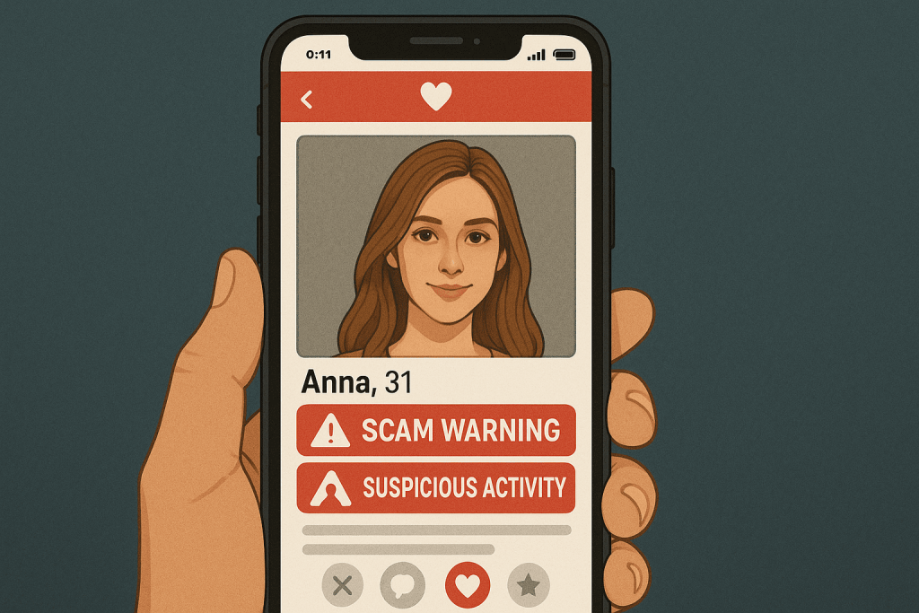 Warning signs of fake dating identity