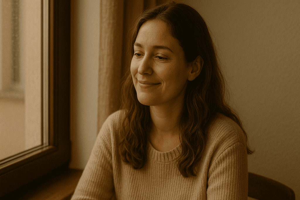 Person finding peace and forgiveness after betrayal