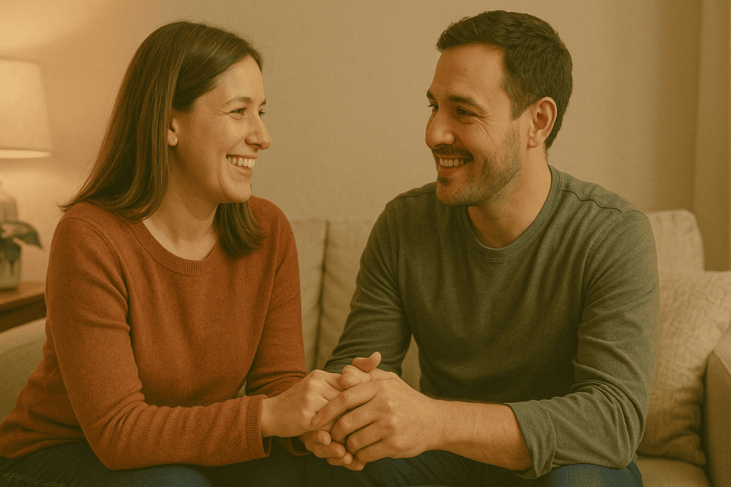 Partners rebuilding trust and communication to manage jealousy