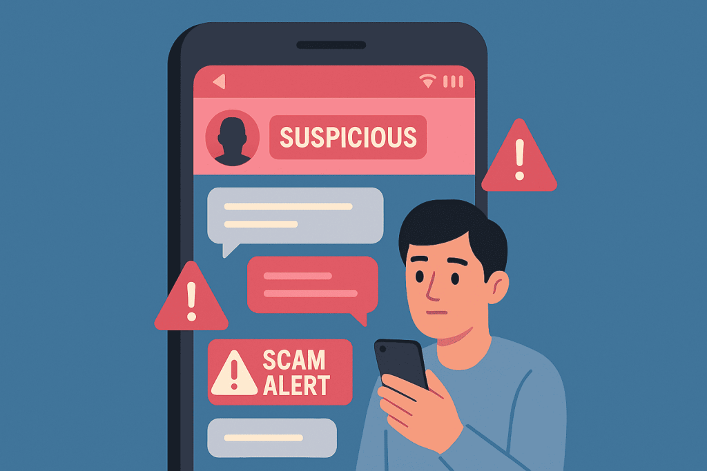 Red flags that show someone is a scammer online