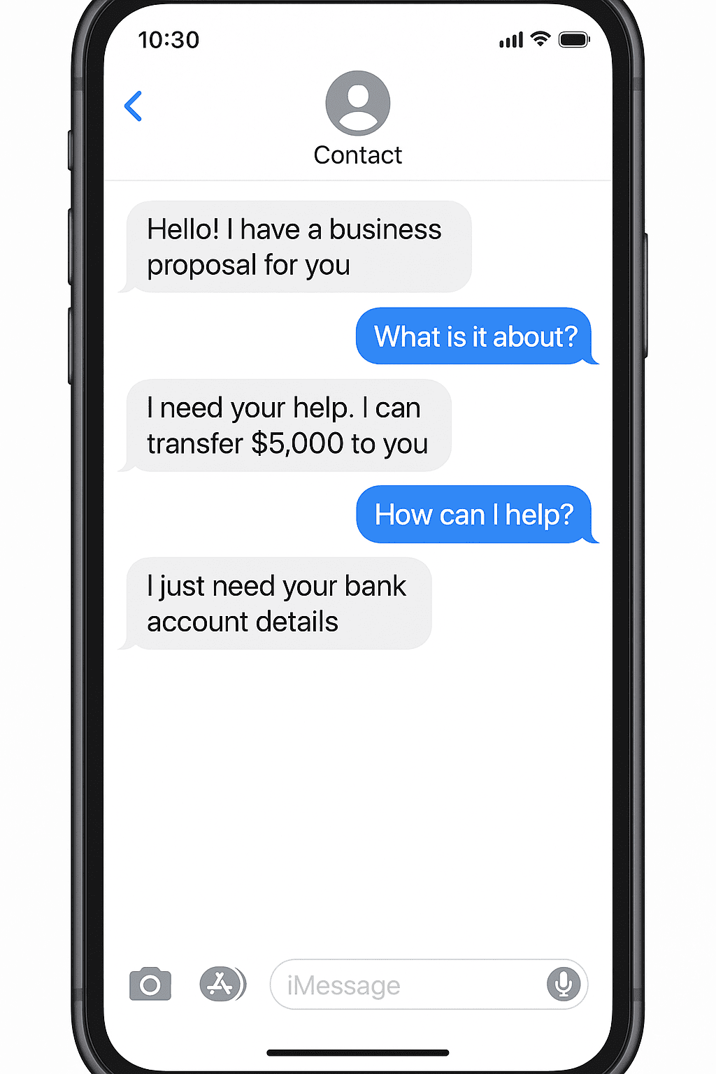 Red flag patterns in online dating messages indicating scams