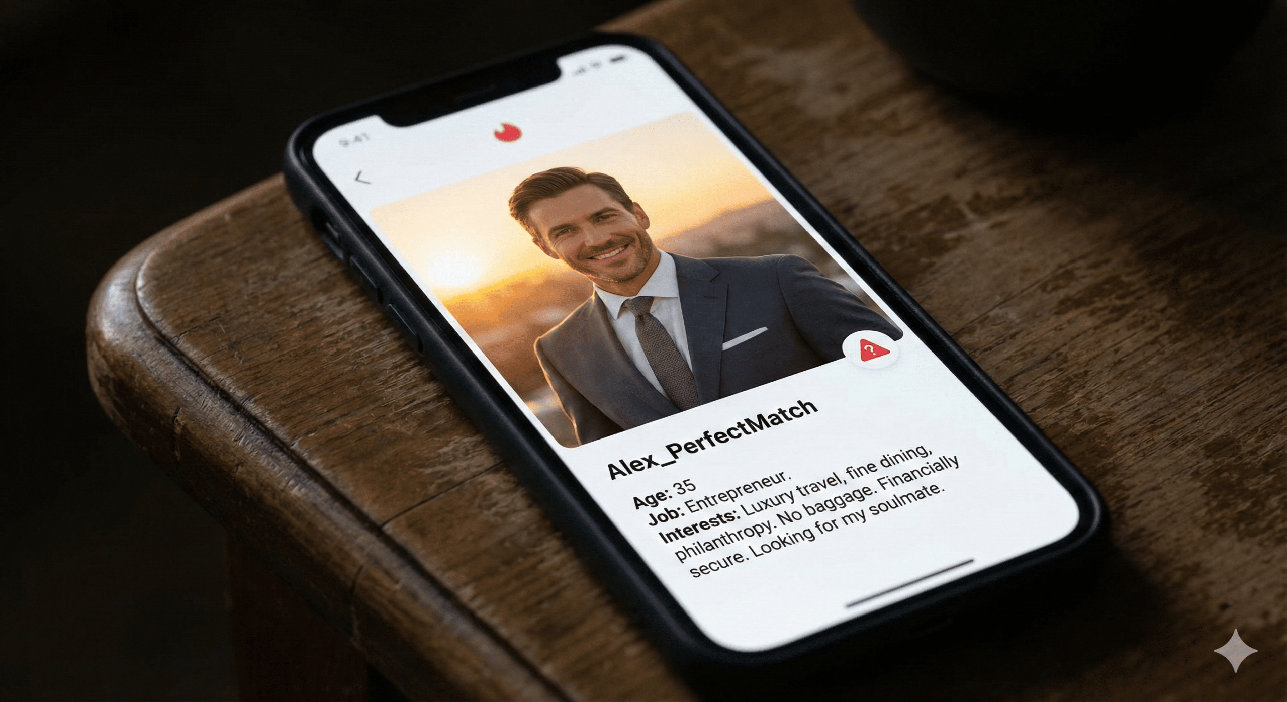 Too-perfect online dating profile  